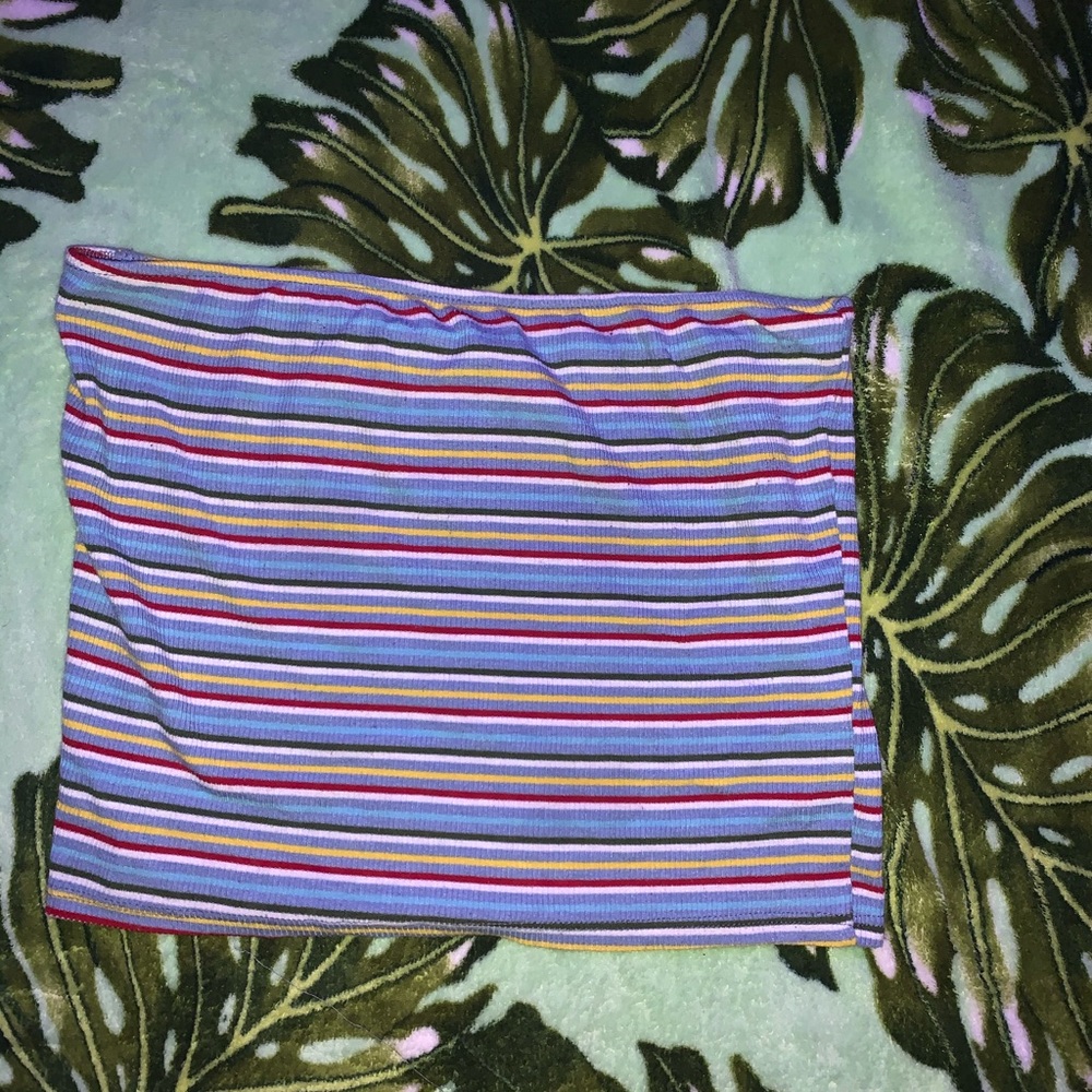 Multi-colored tube top